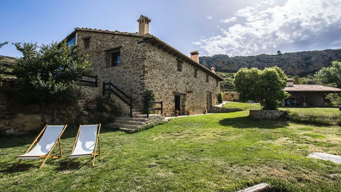 Masia El Cabrero Villarroya de los Pinares Luaran gambar